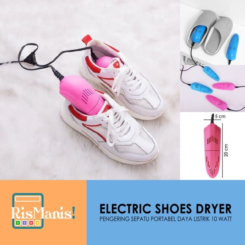 ELECTRIC SHOES DRYER - Alat Pengering Sepatu Daya Listrik 10 watt Mengeringkan Sandal Selop Instan Anti Basah Helm Sarung Tangan Portable Udara Panas