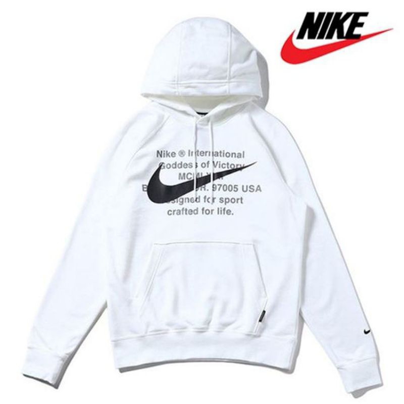 hoodie nike big swoosh original like new
