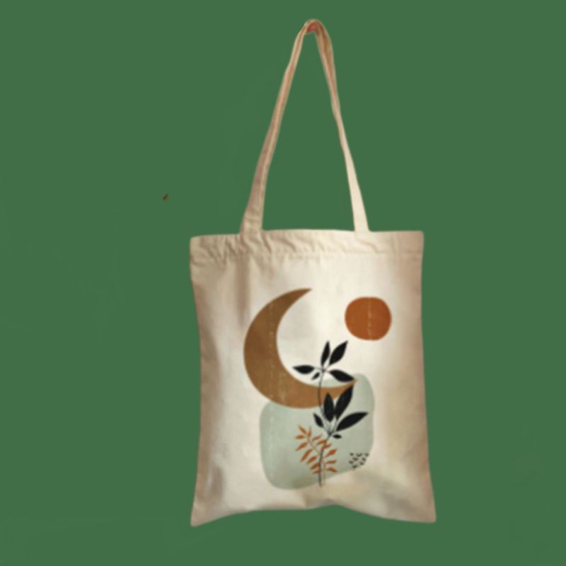 Tas totebag aesthetic sablon tas kain Korean style