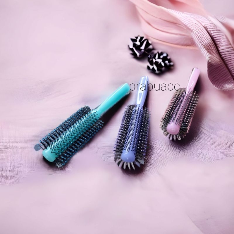 Sisir Blow Rambut Impor Sisir Gulung Rambut Roll Anti Kusut Sisir Hair Styling Blow Hair Style Comb