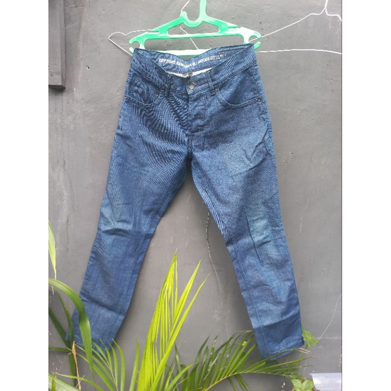 Preloved Celana Denim Blue Skinny Fit Jeans 16DS Dipptight.Raw1003 BJ-SKF001/0712