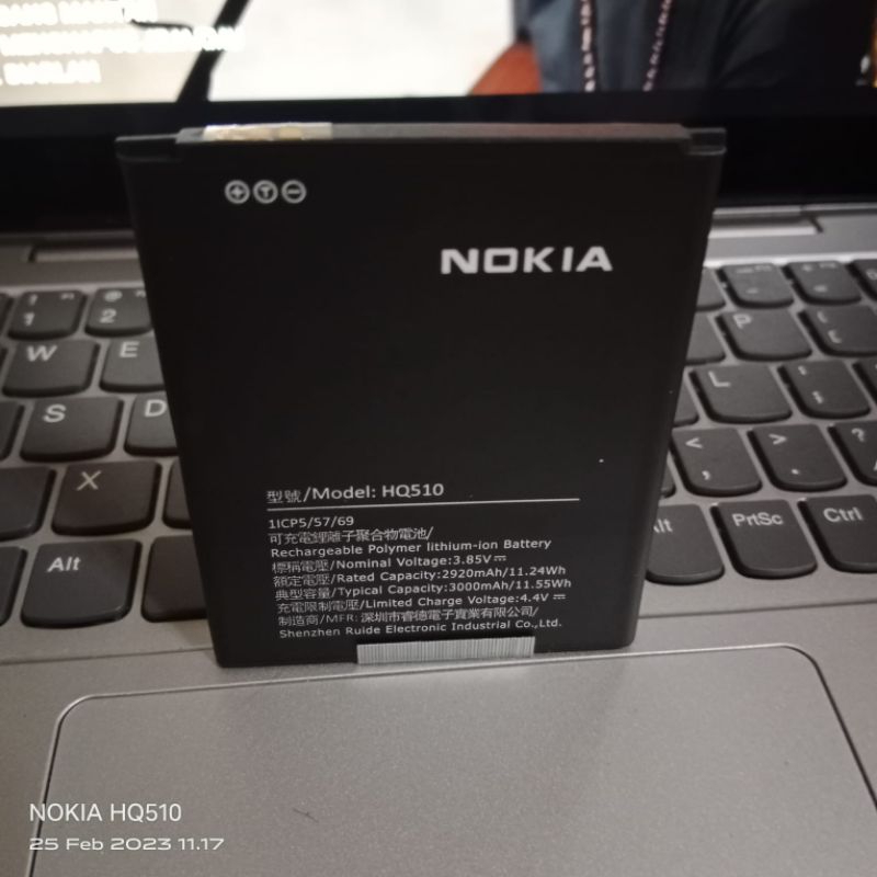 Batrai Nokia 2.2 HQ510 3000mAh model Nokia for 22 HQ510 batrai
