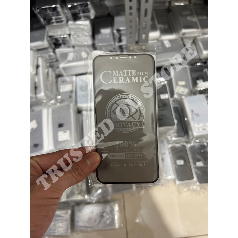 MATTE CERAMIC FILM SPY ALL TYPE ANTI SPY PECAH RETAK GORES SPAY TEMPERED GLASS CERAMIC ANTI MINYAK ANTI SPAI