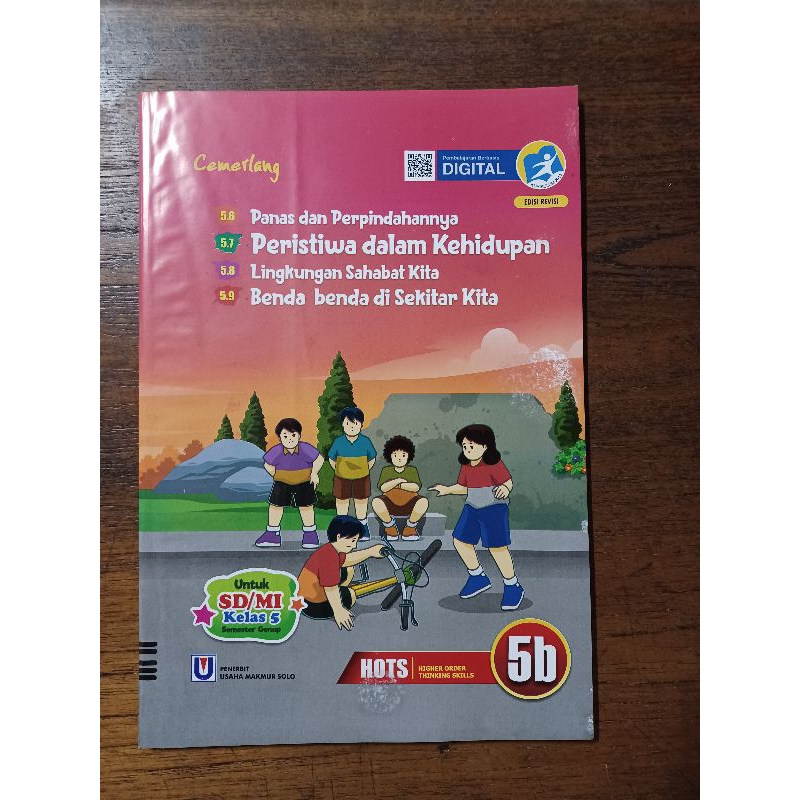 Buku LKS Cemerlang Tematik Kelas 5B