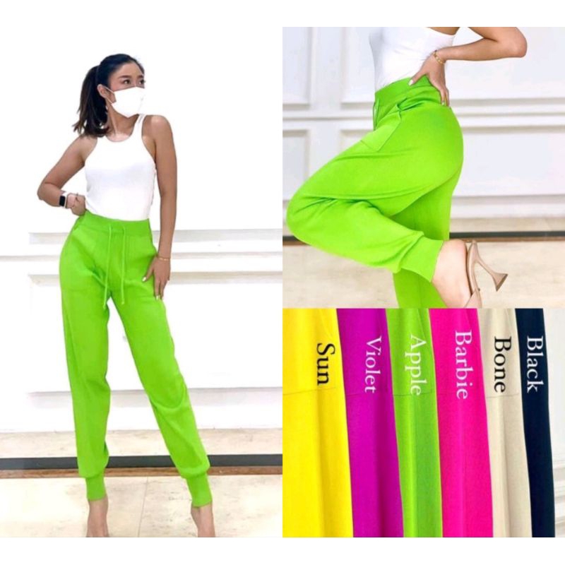 Celana Panjang Wanita Jogger Big Size - Jennie