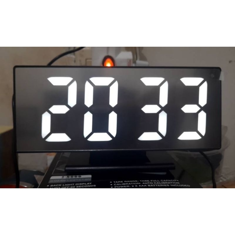 Jam Meja Digital LED / Digital Alarm Clock Mirror SONIFER