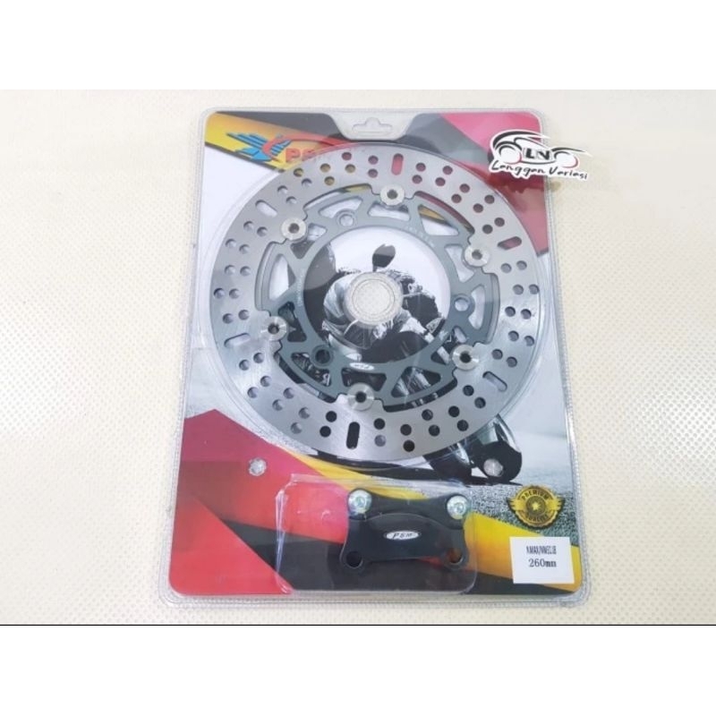 Piringan cakram depan PSM Nmax new Nmax old Aerox Ukuran 260mm Plus breket Original Disc brake PSM