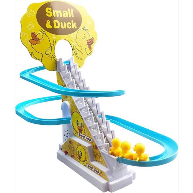 Mainan Anak Track Tangga Small Duck - Mainan Track Set Slide Karakter - Mainan Track Set