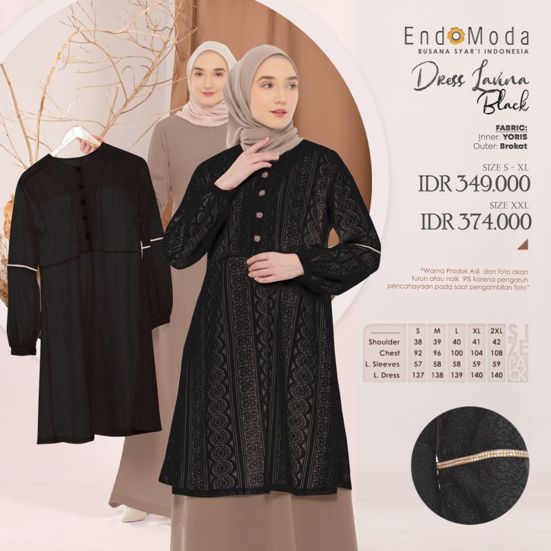 ENDOMODA LAVINA DRESS MODEL TERBARU 2023