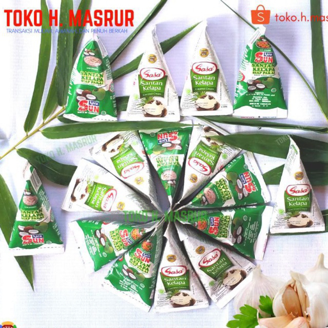 

SANTAN INSTAN SUN KARA SEGITIGA TCA & SANTAN KELAPA SASA 65ml