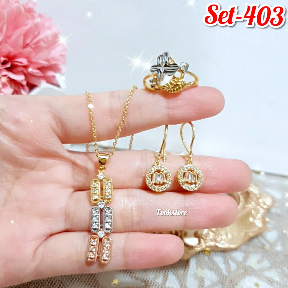 SET KALUNG MODEL TERBARU ANTI ALERGI/XUPING /COD