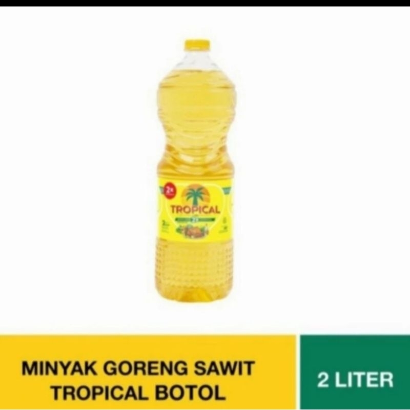 

minyak goreng tropical 2 liter kemasan botol 2liter harga termurah