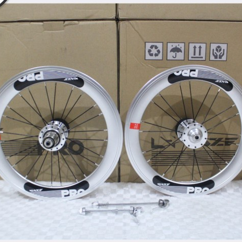 wheelset sepeda lipat raze pro 16 x 1 3/8 Discbrake 16 x 1 3 per 8 16+