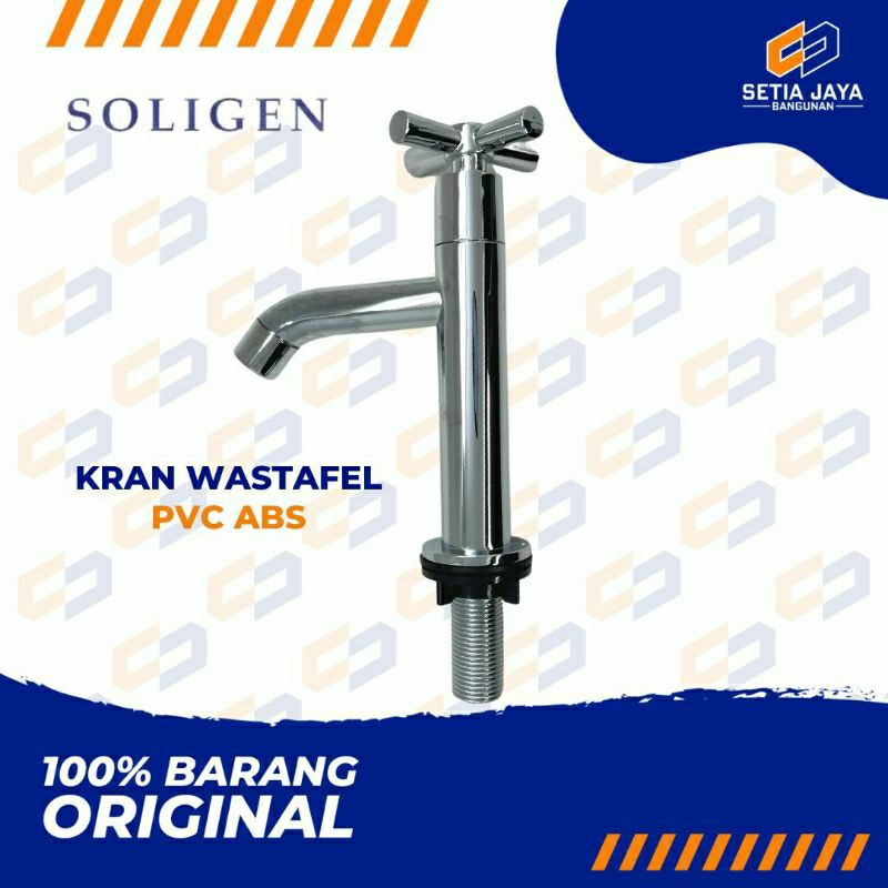 Kran / Keran Air / Wastafel / Tanam PVC / Plastik Soligen KX83001