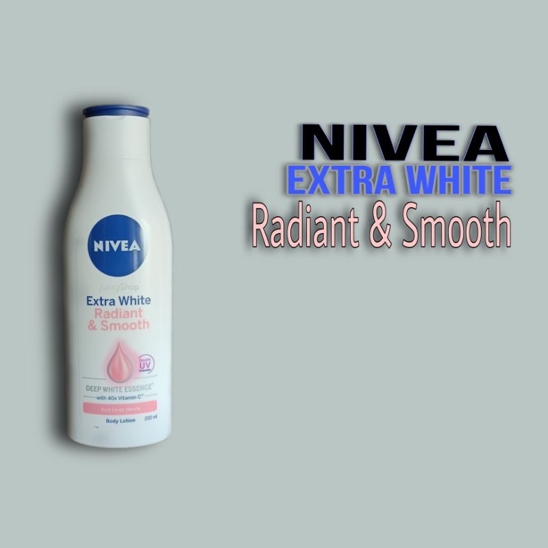 Nivea HB extra white radiant&amp; smooth 200ml