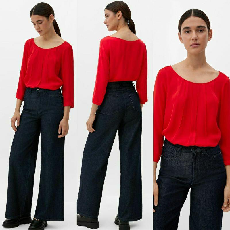 S Oliver pleat blouse