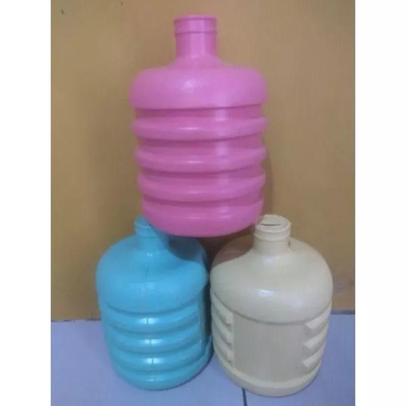 Celengan Pelastik Motif Galon isi 6.pcs/ celengan plastik galon jumbo