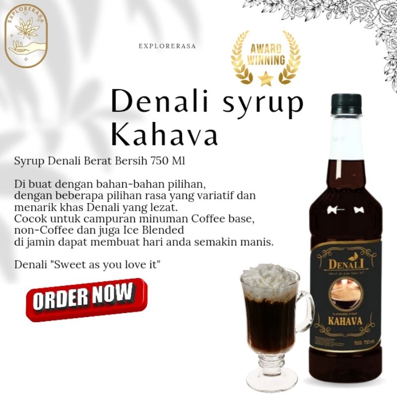 

Denali syrup rasa Kahava 750ml