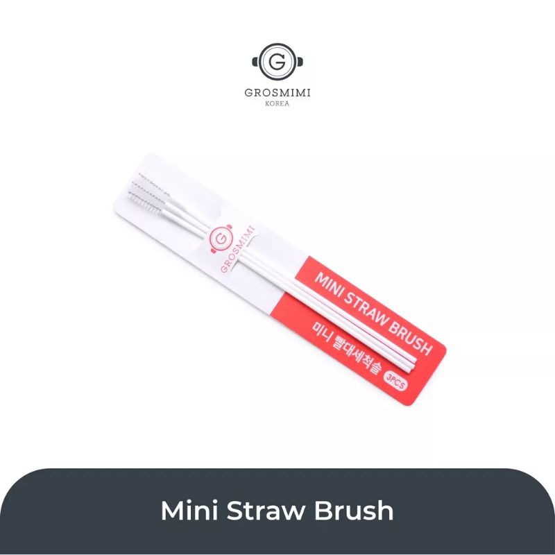 Grosmimi Mini Straw Brush - Sikat Sedotan