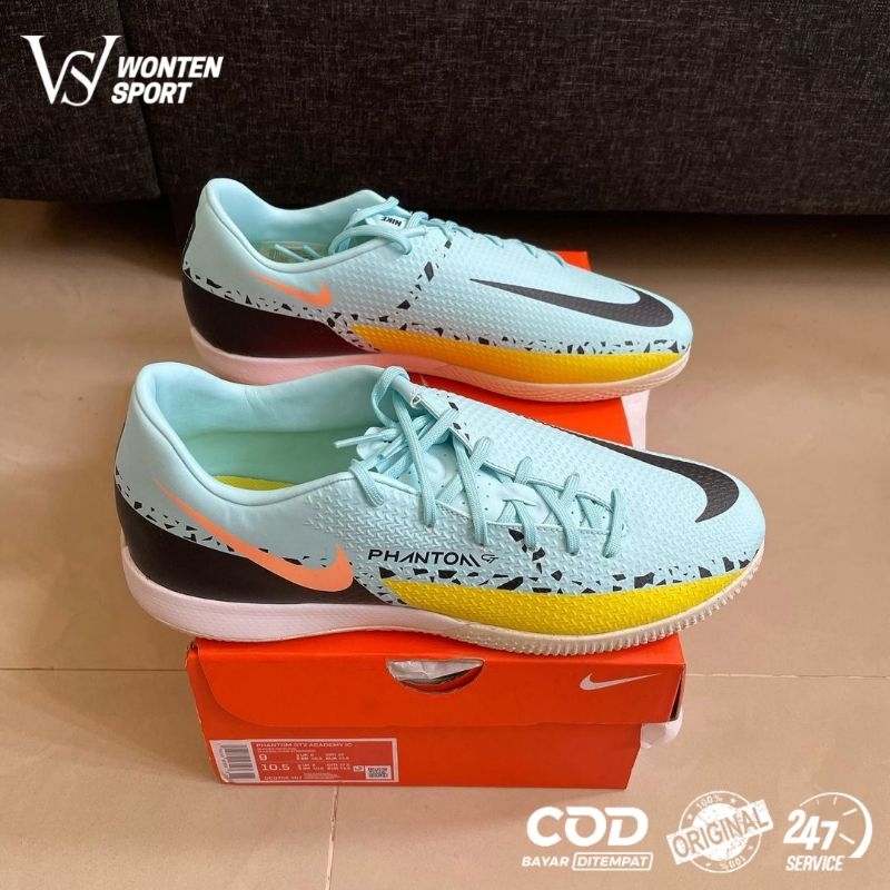 Sepatu Futsal Nike Phantom GT2 Academy IC - Glacier Ice Original