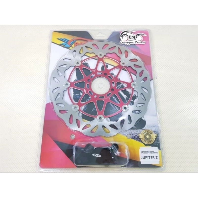 Piringan cakram depan PSM Jupiter Z Jupiter MX Ukuran 300mm Plus braket Cakram Floating PSM