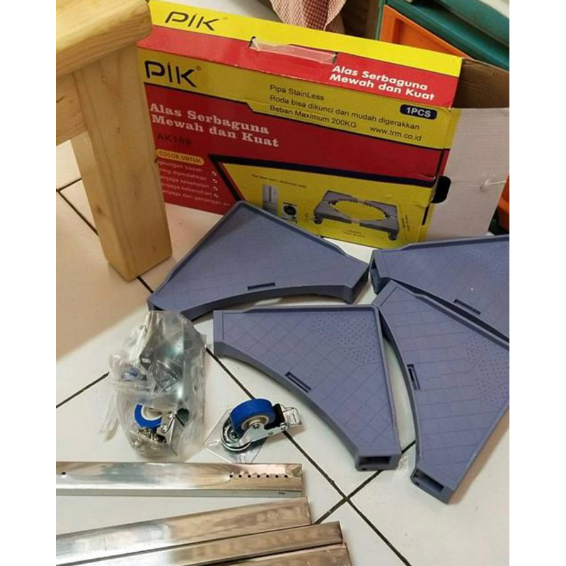 (PIK AK-189) Alas Kulkas Alas Mesin Cuci AK 189 Troley Serbaguna Untuk Semua Furniture Bisa Dipanjangkan