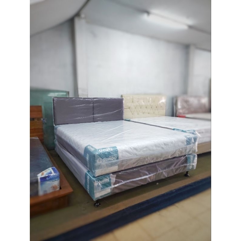 SET GUHDO Orthopedic + Divan - Kasur Back Pedic Kesehatan Tulang Belakang - Kasur Full Busa Rebonded