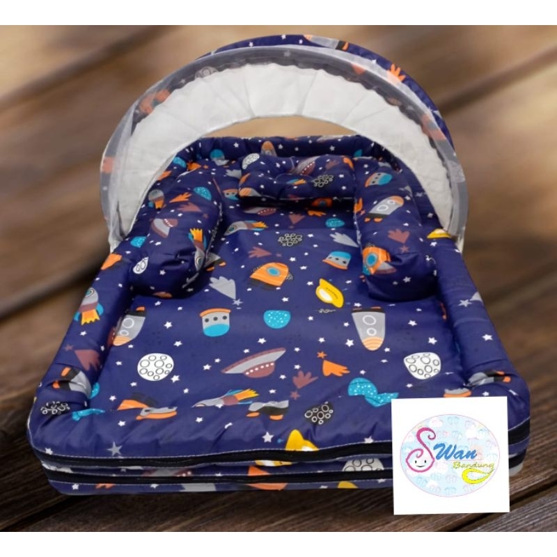 Kasur Kelambu Bayi Set Bantal Guling