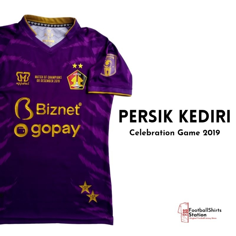 Jersey Persik Kediri Celebration Game 2019 Size M Original MBB