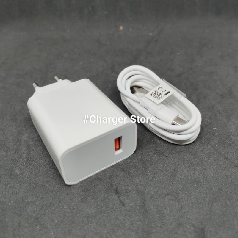 Charger Xiaomi Redmi 10 ( 33 Watt ) Fast Charging Micro - Type C Redmi 9 Redmi 9A Redmi 9C
