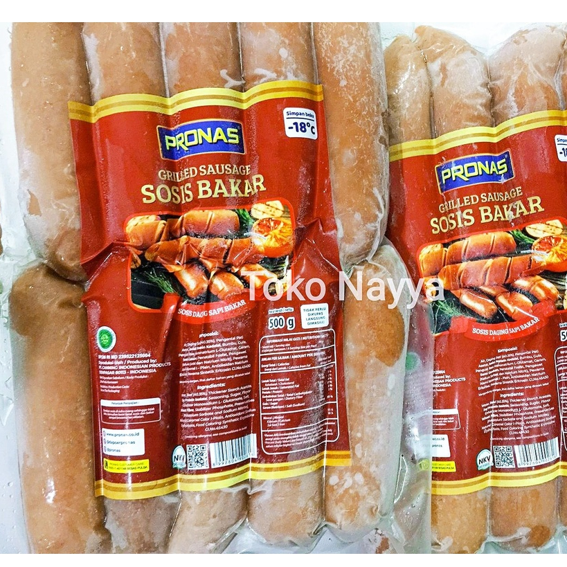 Sosis Daging Sapi Bakar PRONAS - Sosis Bakar Sapi 500 gr