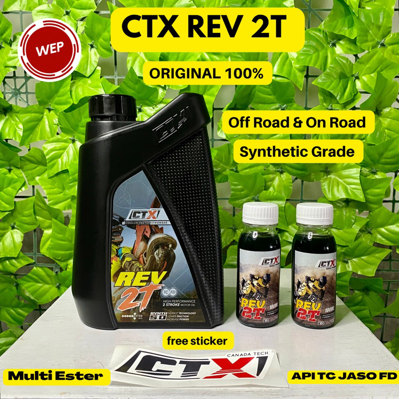 Oli Samping CTX REV 2T Multi Ester Repack 100ml