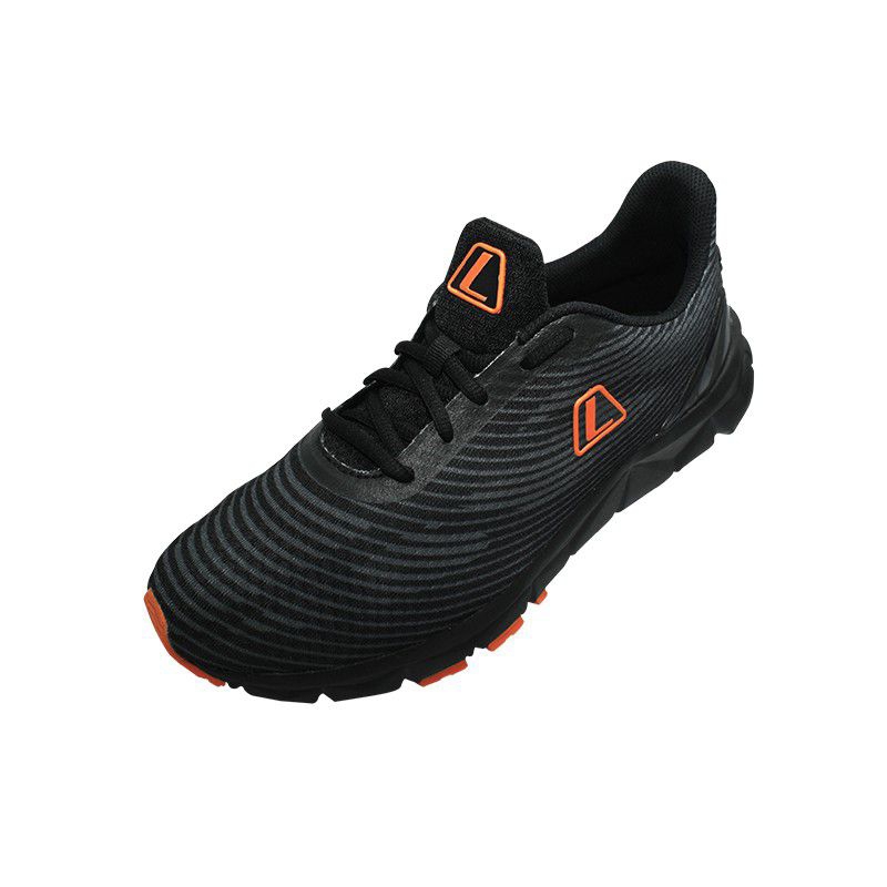 Sepatu League pria Rass U hitam sekolah running shoes original promo