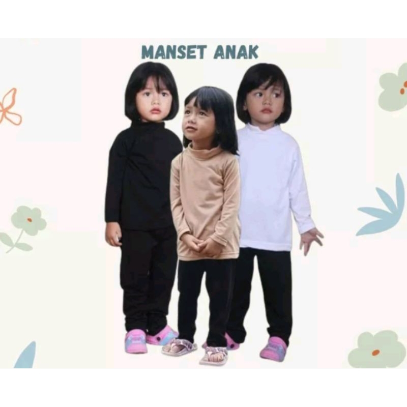 Manset anak / dalaman anak panjang / Manset kids /  baju anak panjang
