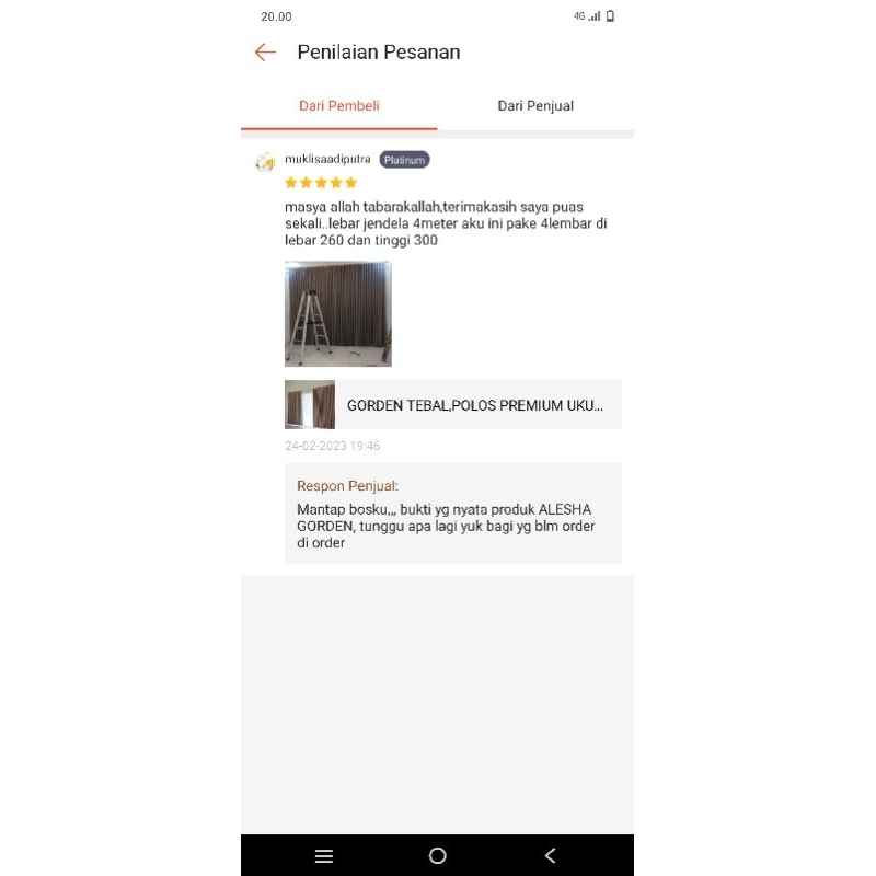 GORDEN TEBAL,12GELOMBANG 24RING