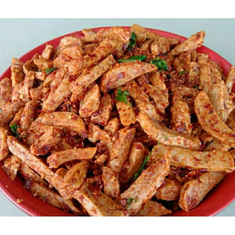 

Basreng pedas daun jeruk gurih /baso goreng 1kg