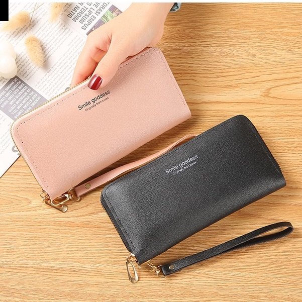 ASIN829 DOMPET PANJANG DOMPET WANITA IMPORT C079-59 Dompet panjang premium kartu ritsleting besar impor fashion Korea