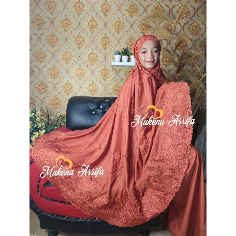 mukena bordir bukittinggi bordir padang mukena mewah