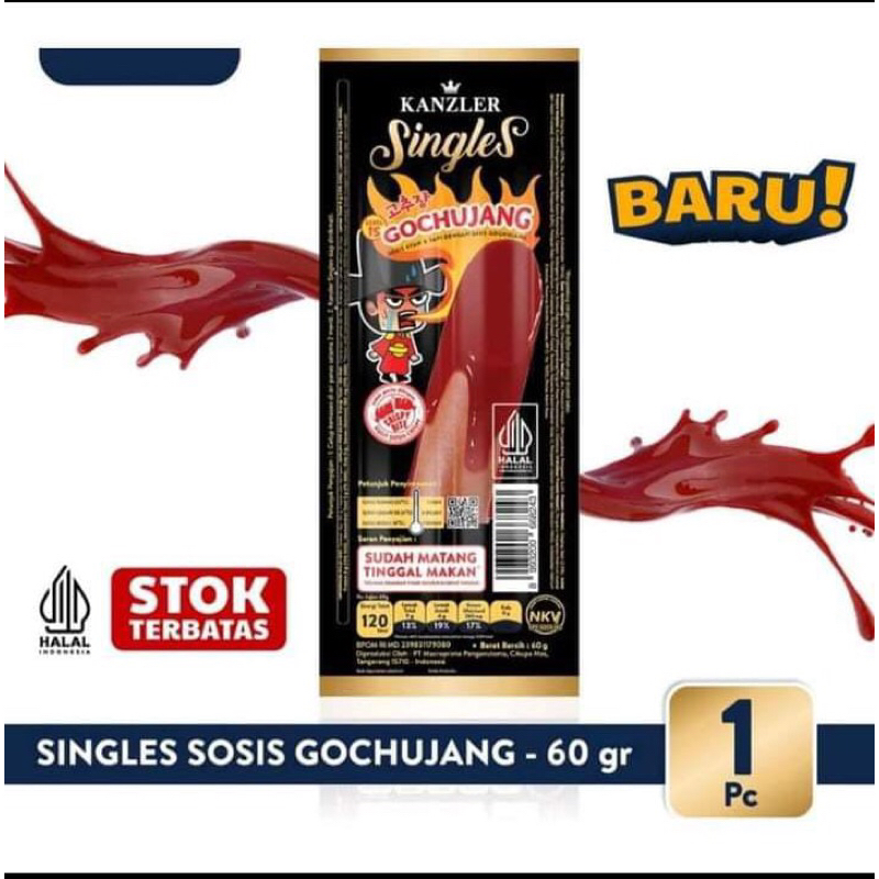 

Sosis Kanzler Singles Gochujang 60gr