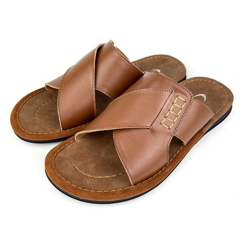 sandal kulit pria zhr