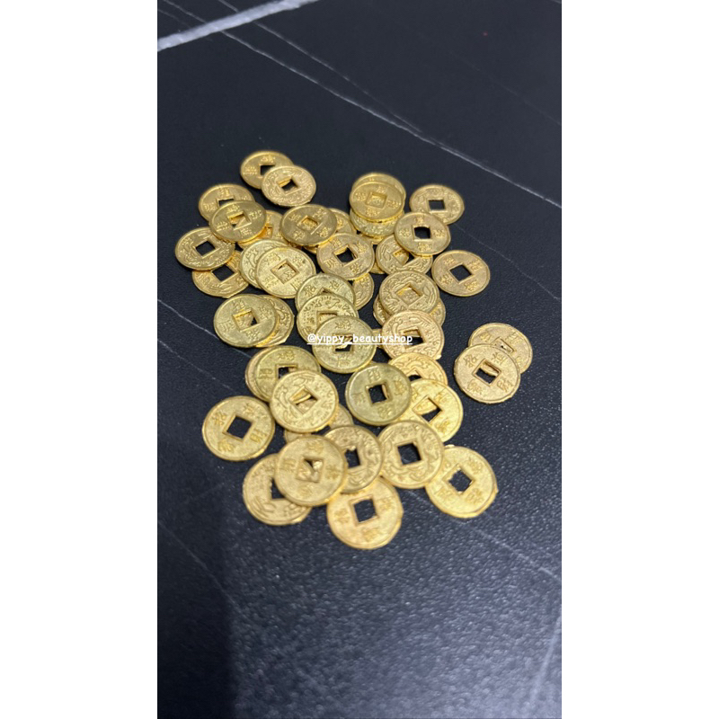 yuanci / yenci /yanci gold wedding sangjit isi 10pcs 1,3cm