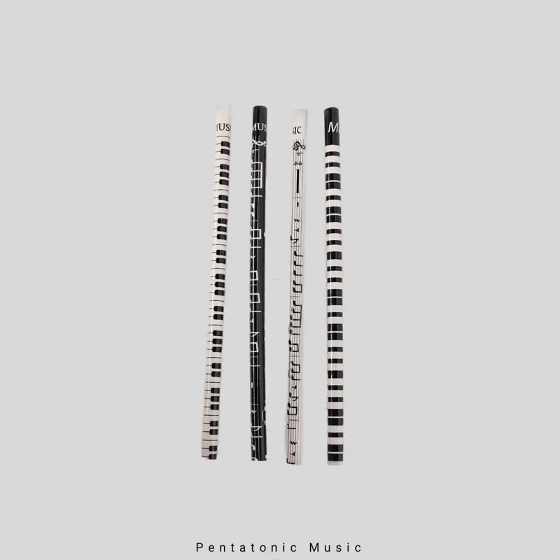 

Pensil Musik / Musical Pencil Set / Alat Tulis Musik Not Balok / Music Stationery