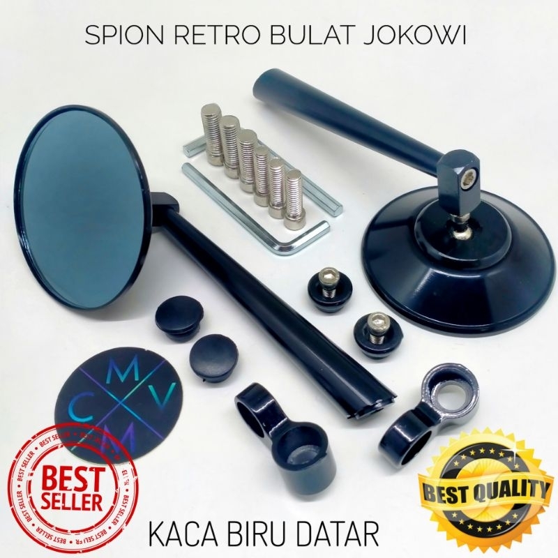 SPION JOKOWI RETRO KLASIK MODEL RIZOMA CLASSIC BULAT CNC