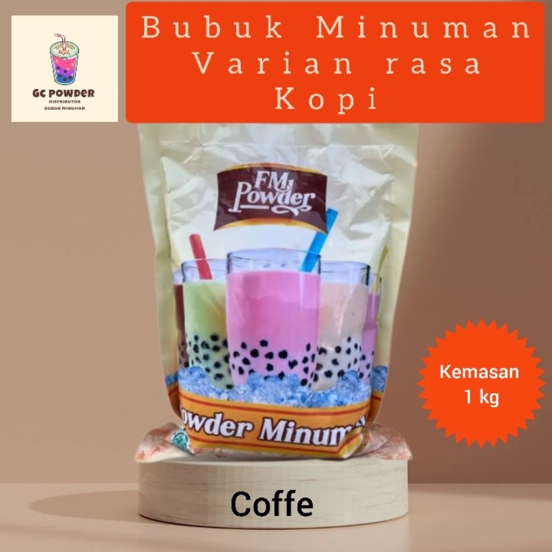 

FM POWDER Bubuk Minuman Capuccino Varian Rasa Coffe Kemasan 1 kg