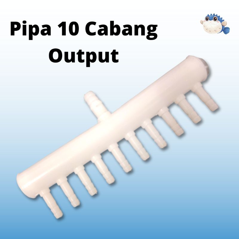 Pipa Pembagi Udara Airpump Aerator Pipa 10 Cabang Output