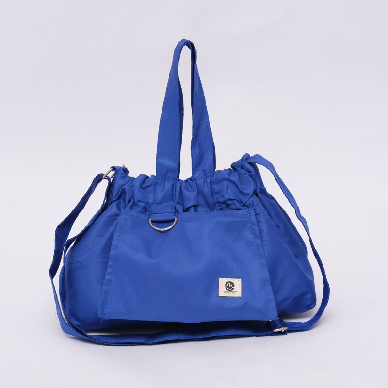 Dumpling Bag Tas Selempang Handle Bag Tas Wanita Tas serut Terbaru Size M Minor Mate Electrik Blue