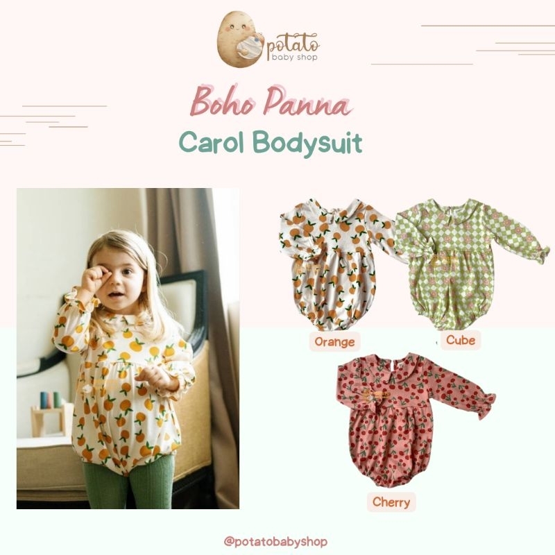 Bohopanna - Carol Bodysuit / Boho Baby Jumper Anak