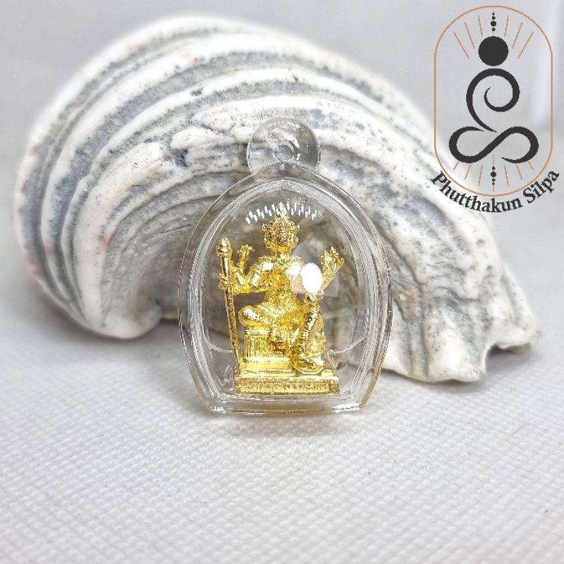 Thailand Amulet, Brahma / Se mien fo / Phra Phrom Lersi Face back Erawan