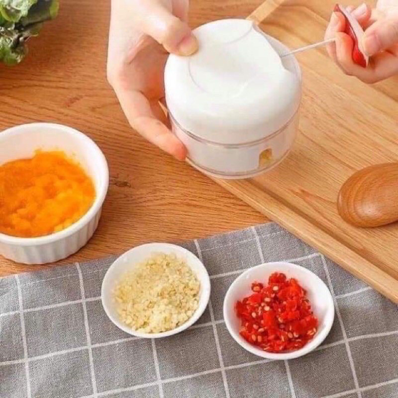 Blender Tangan Manual/ Food Chopper Mini Bawang Daging