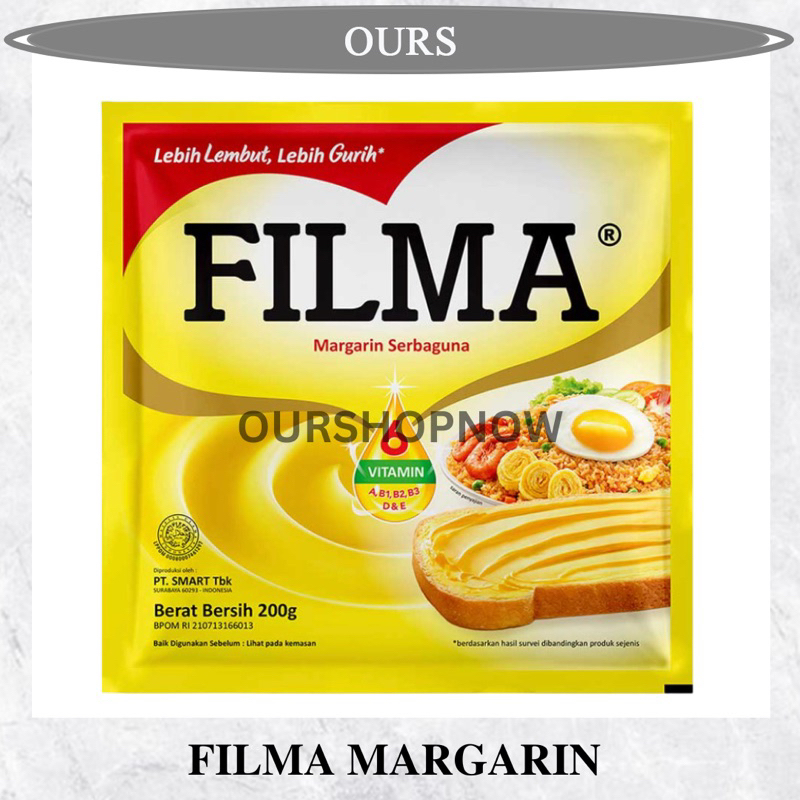 

Filma Margarin Serbaguna 200g / Filma Mentega 200gr OURSHOPNOW